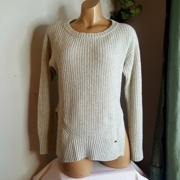Toms Sweaters - Tom's cream and silver long sleeve Sweater size M